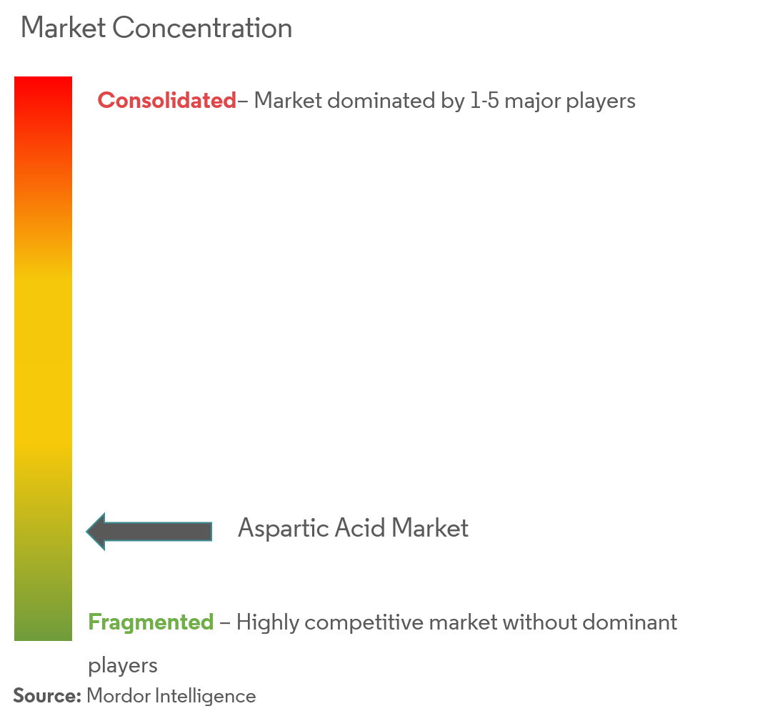 Aspartic Acid Market Concentration